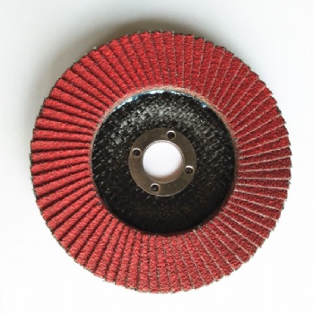 5*7/8 Inch 36#-120# 125*22mm ceramic flap disc with fiberglass backing pad