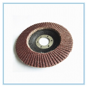 4 Inch 36#-120# 100*16mm A/O flap disc with fiberglass backing pad