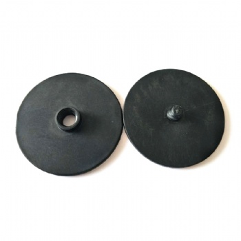 Type R plastic backing pad for quick change disc