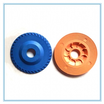 China 95mm orange/blue color plastic backing pad for felt disc