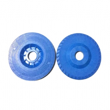 China 95mm orange/blue color plastic backing pad for felt disc