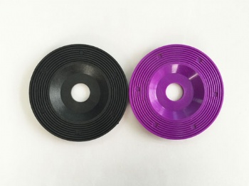 colored plastic backing plate for flap disc