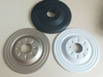 90mm black plastic backing pad for flap disc