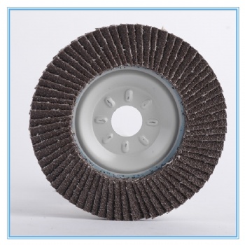 100mm flap disc with 75mm metal backing plate